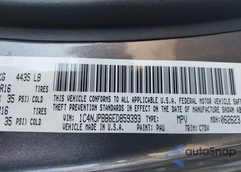 2014 Jeep Patriot Sport z USA, uszkodzony, nr VIN 1C4NJPBB6ED859393